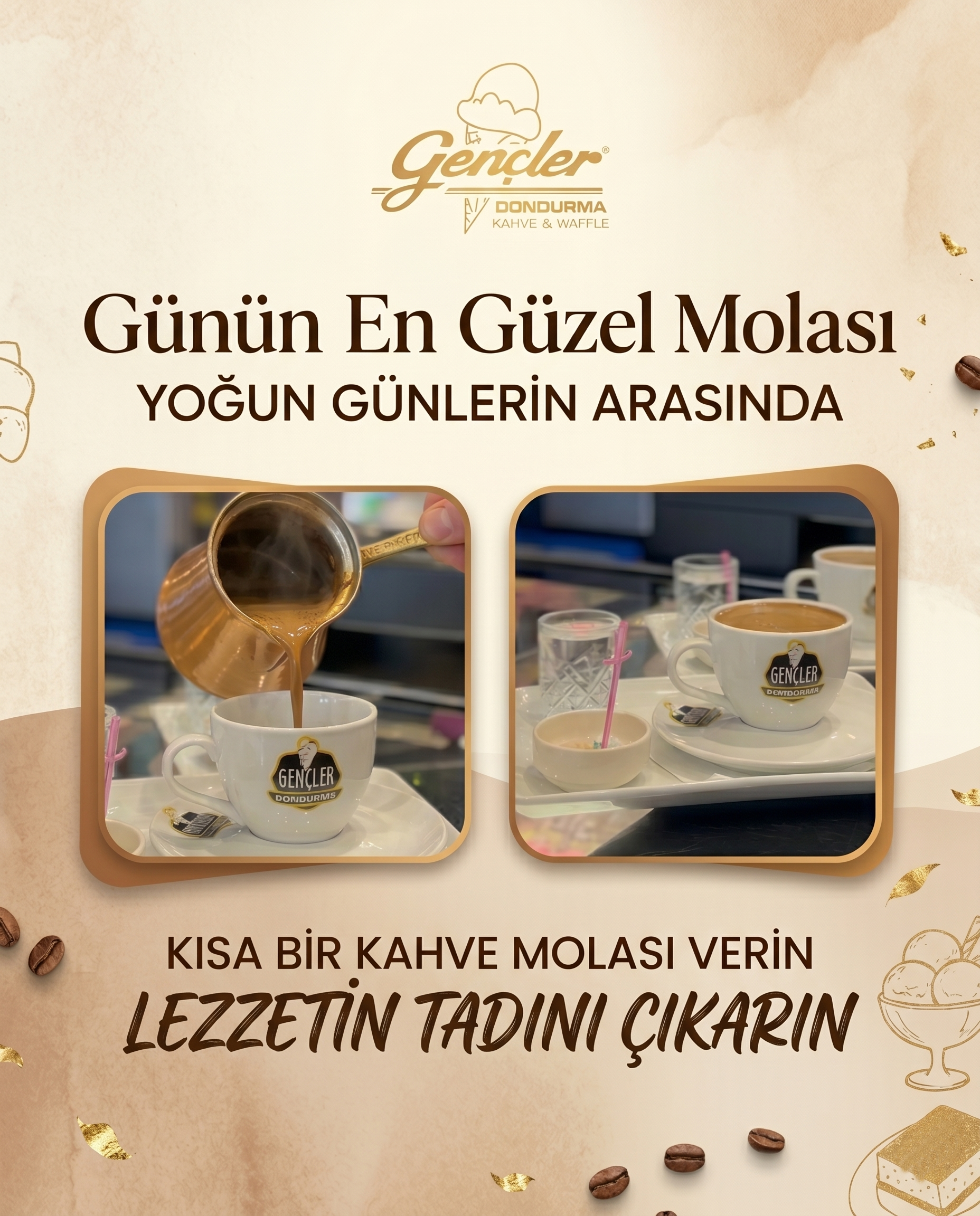 Gençler Dondurma sosyal medya içerik tasarımı — örnek 1